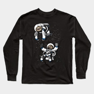 Space Sloths Astronauts Long Sleeve T-Shirt